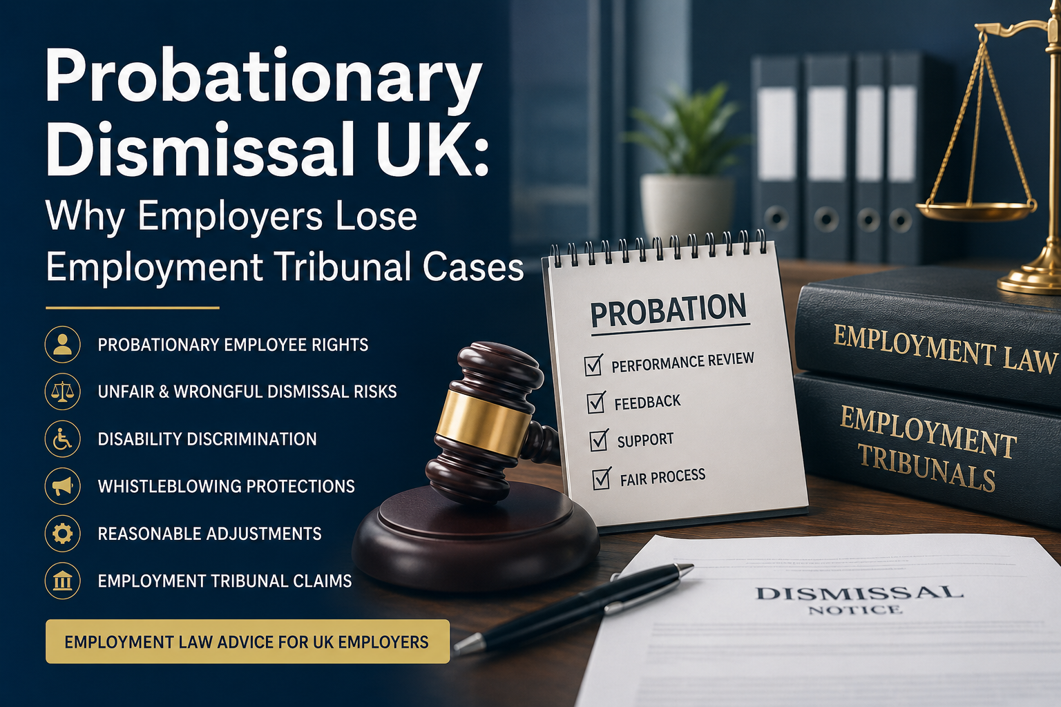 Why UK Employers Lose Tribunal Cases Over Probationary Dismissals